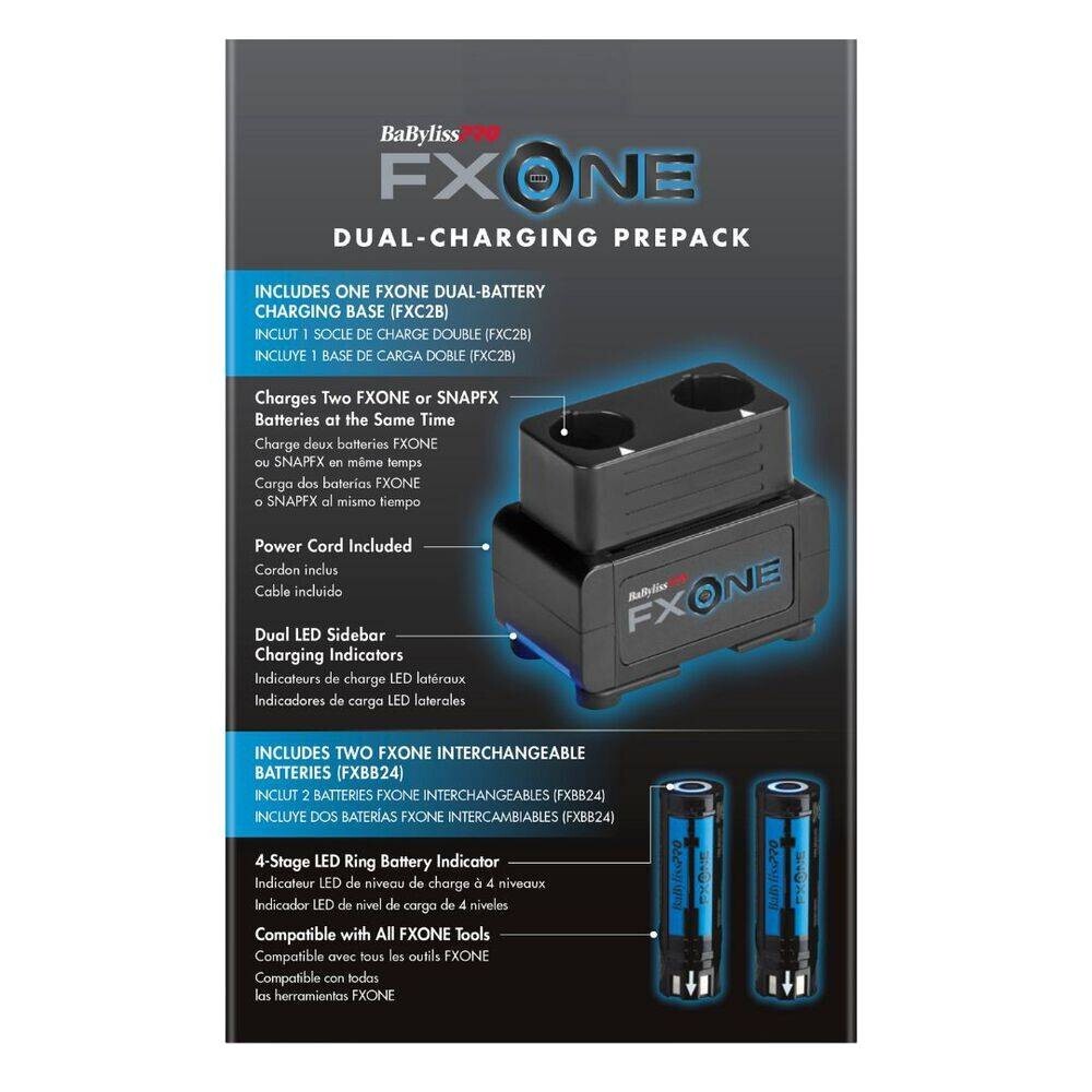 BaByliss PRO FXONE Dual-Battery Charging Prepack (Two Batteries + Charging Base)
