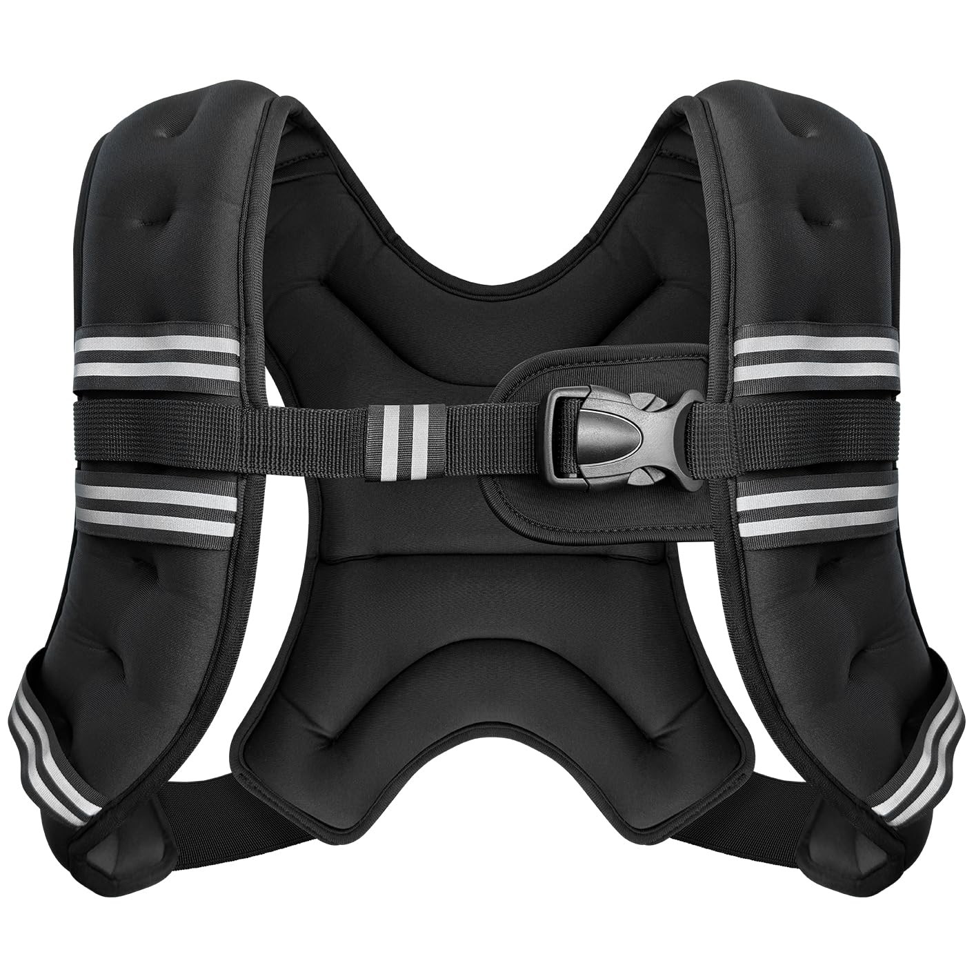 Weighted Vest Women & Men Reflective Stripe Adjustable Running Train Gym Workout