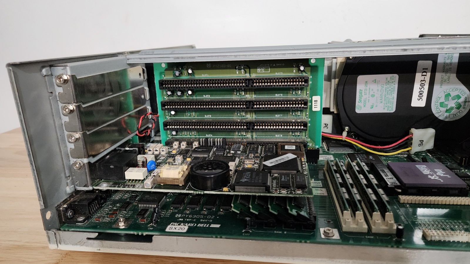 Vintage Packard Bell Executive 486SXES MODEL PB 23 Desktop Computer TESTED WORKS