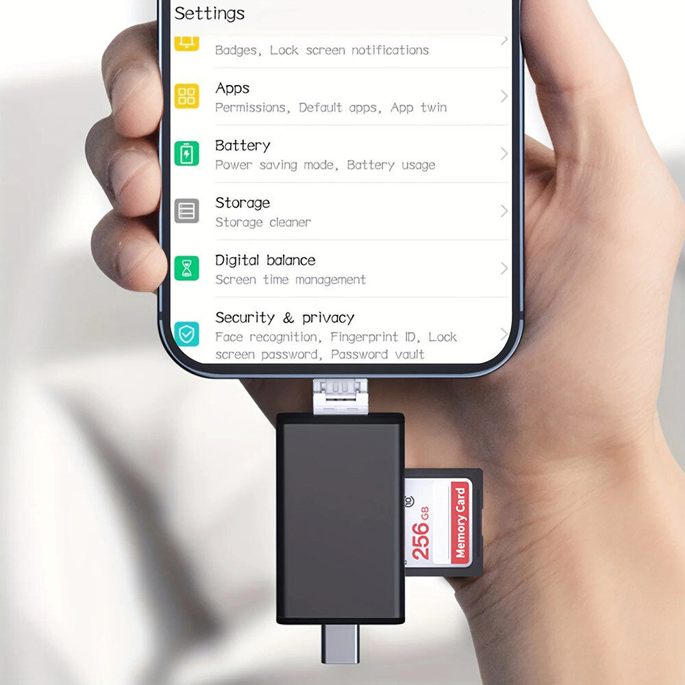 Card Reader USB 3.0 Type C Micro SD TF OTG Smart Memory Adapter Laptop Computer