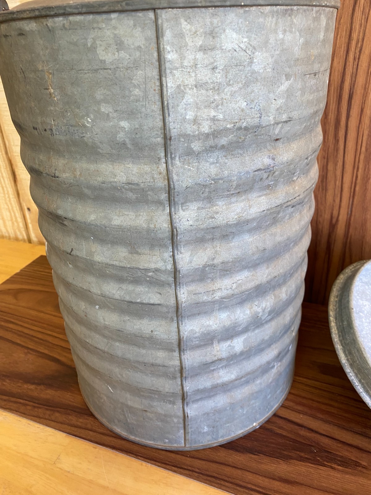 WOW NO SPOUT RARE Igloo Galvanized Metal 3 Gallon Vtg Cooler Water Dispenser Jug