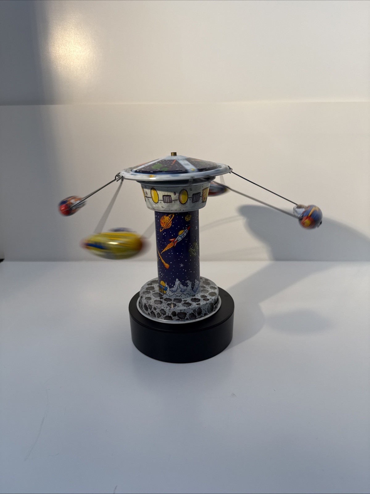 Rocket Carousel Tin Toy Schylling Collector Series (TESTED)