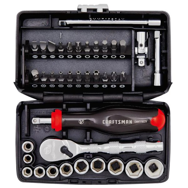 CRAFTSMAN V-Series™ 1/4 in Drive SAE 6-Point Tool Set (38 pc) - CMMT45750V