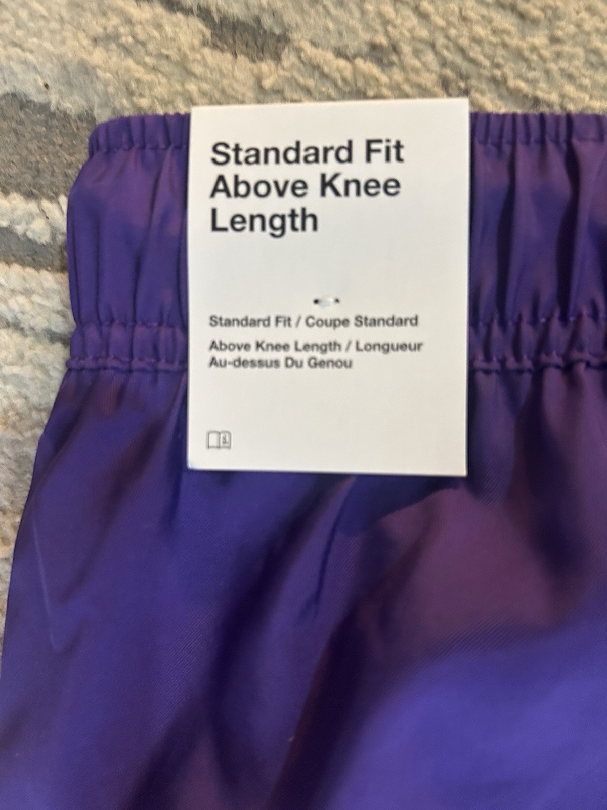 Mens Nike Club Sportswear Woven Lined Flow Purple Shorts FN3307-507 Size L NWT