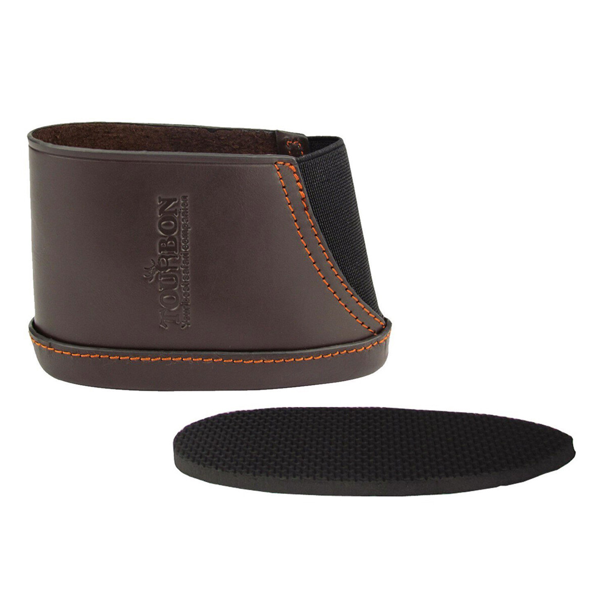 TOURBON Leather Henry Rifle Buttstock Recoil Pad Slip-on in Small-Special Offer