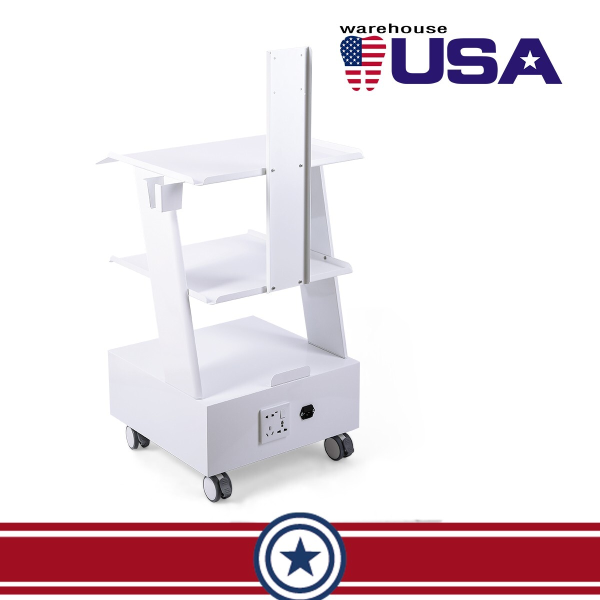 Dental Multi-Function Trolley Cart For Dental Oral scanner/Endodontic Cart