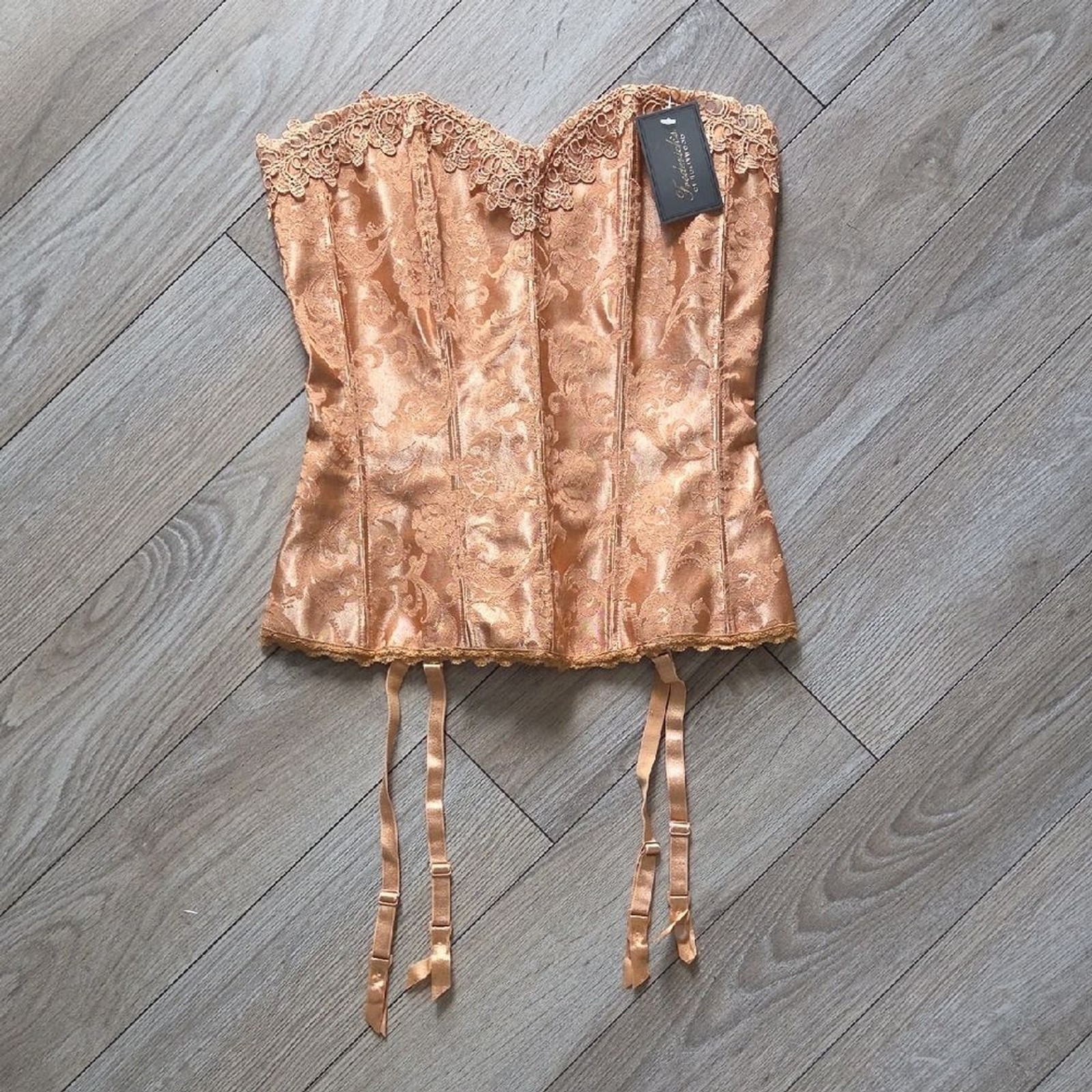 Frederick's of Hollywood Dream Lace Corset Top - 34 Small