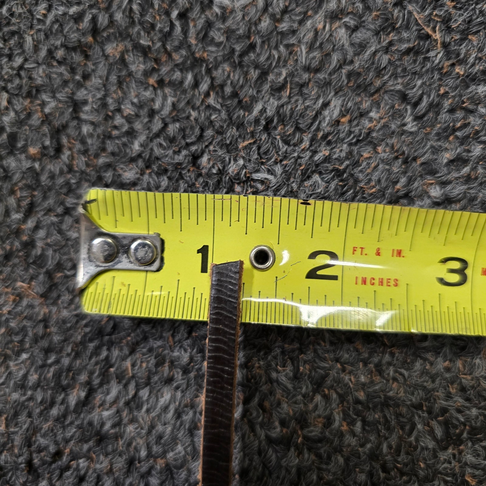 Dark Brown Leather Lace 1/4” x 180"(15') Strip Cord Braiding String Lacing 6mm