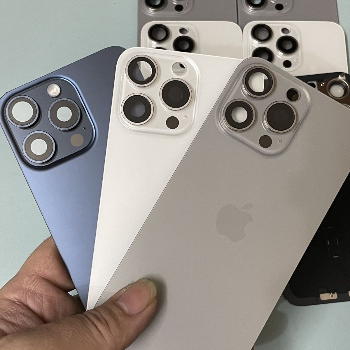 Big Hole Back Glass Replacement For iPhone8 XR 11 12 13 14 15 16 17 Pro Max LOT