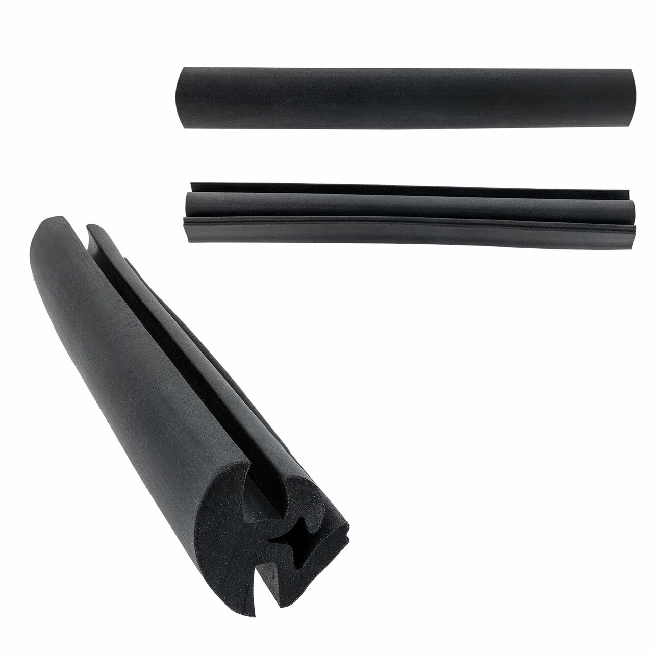 RV Window Rubber Seal One Piece Locking Gasket Fits 1/4" Glass and 1/8" Edge