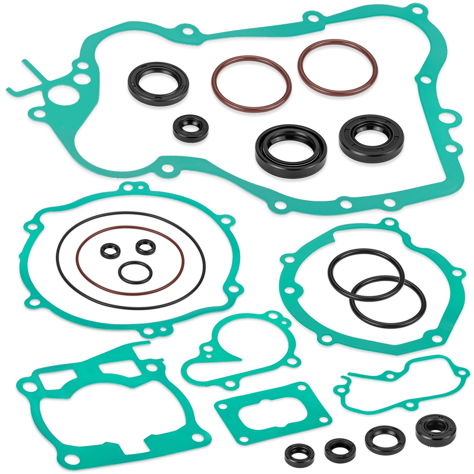 Complete Engine Top & Bottom End Gasket w/ Oil Seal Kit For Yamaha YZ125 1998-04