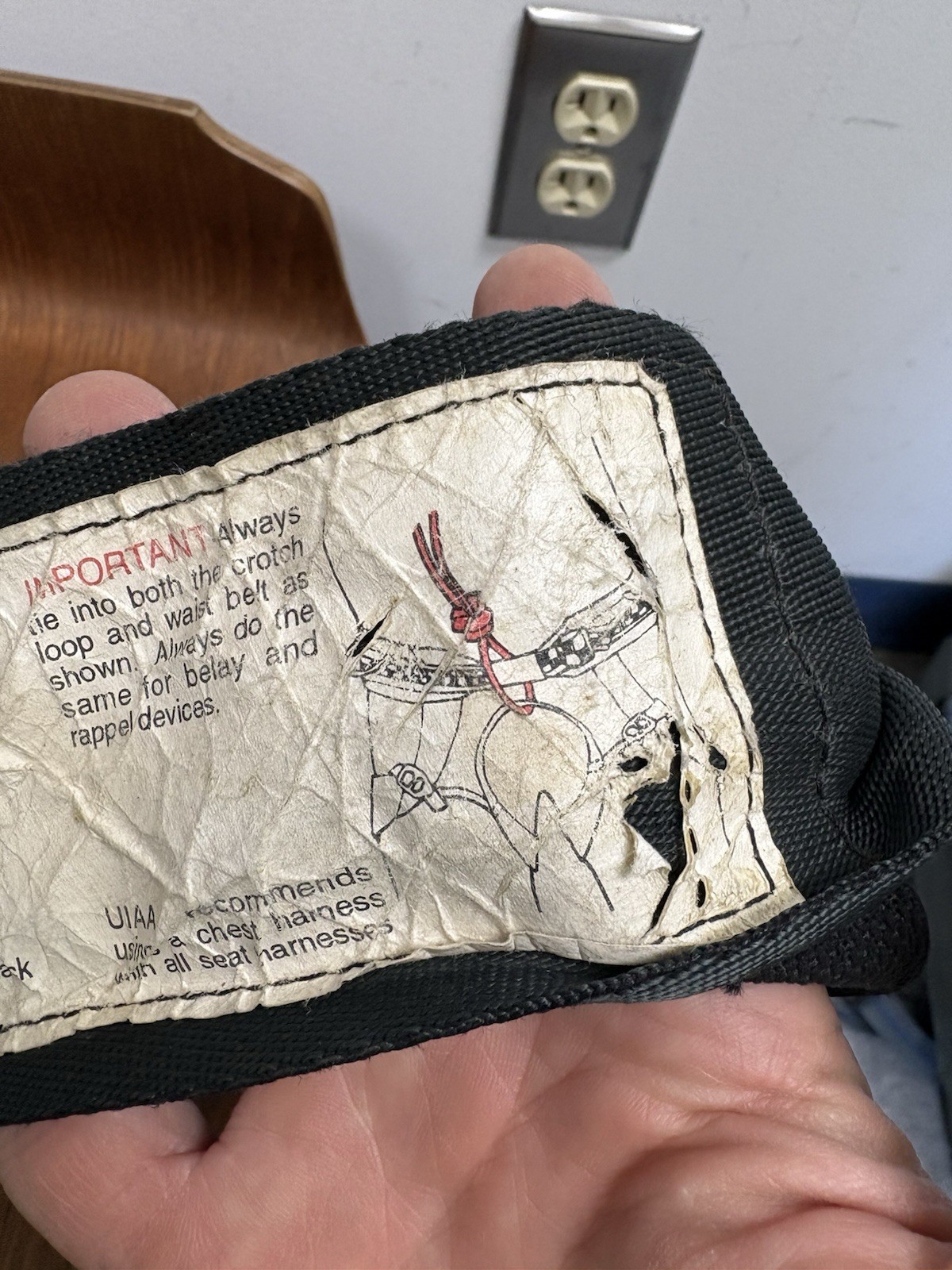 Vintage Wild Things Rock Climbing Adagio Harness Size Medium