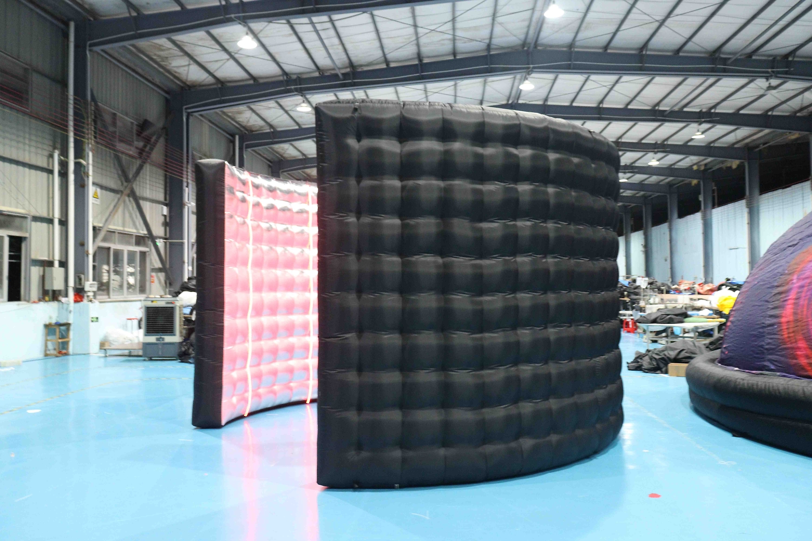 10FT Inflatable 360 Photo Booth Enclosure Portable LED Backdrop Wall For Party