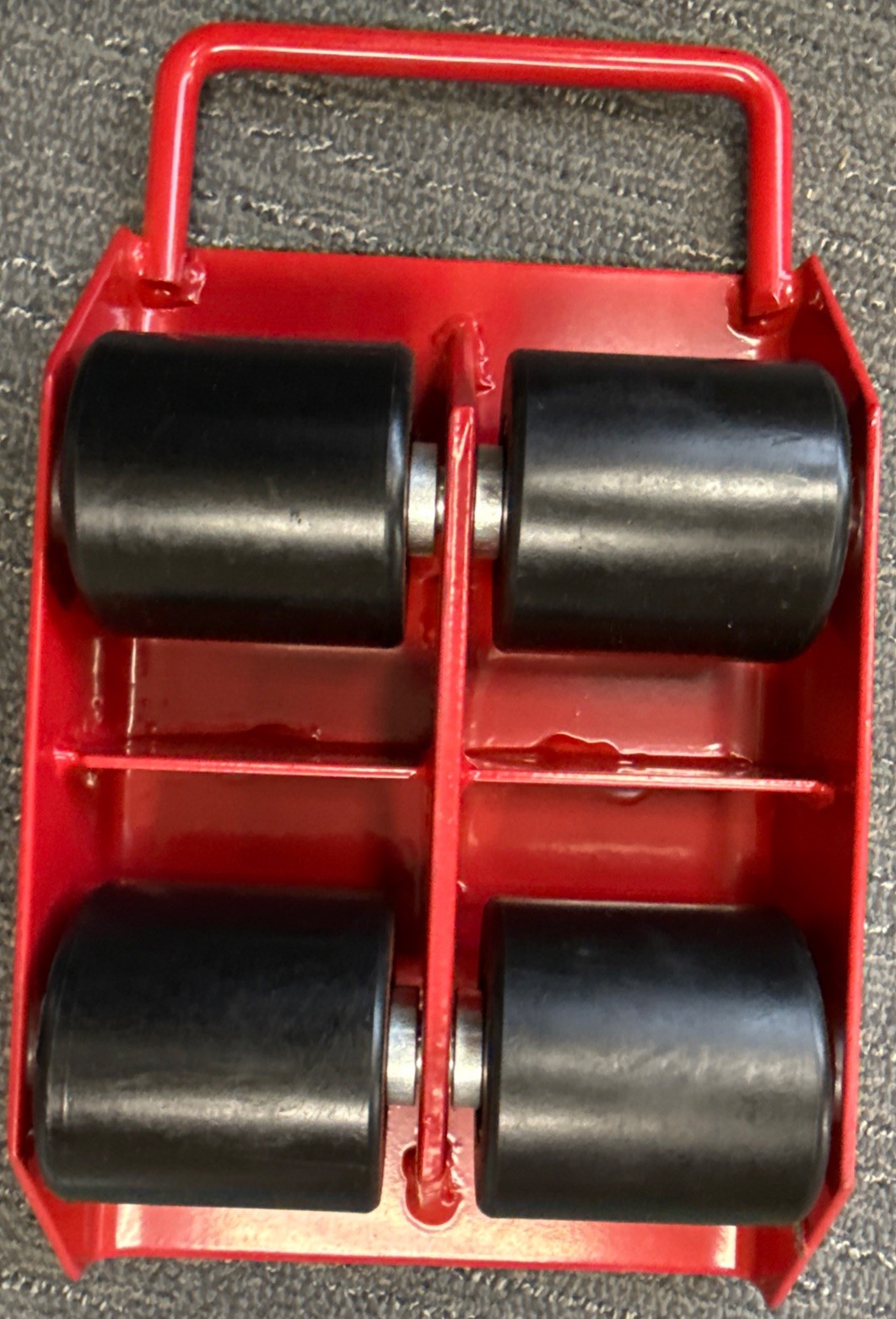 Dayton 2MPR7 Machine Nylon Roller Skates, 6600 lb Capacity, 8 3/4" x 13", 4 Whee