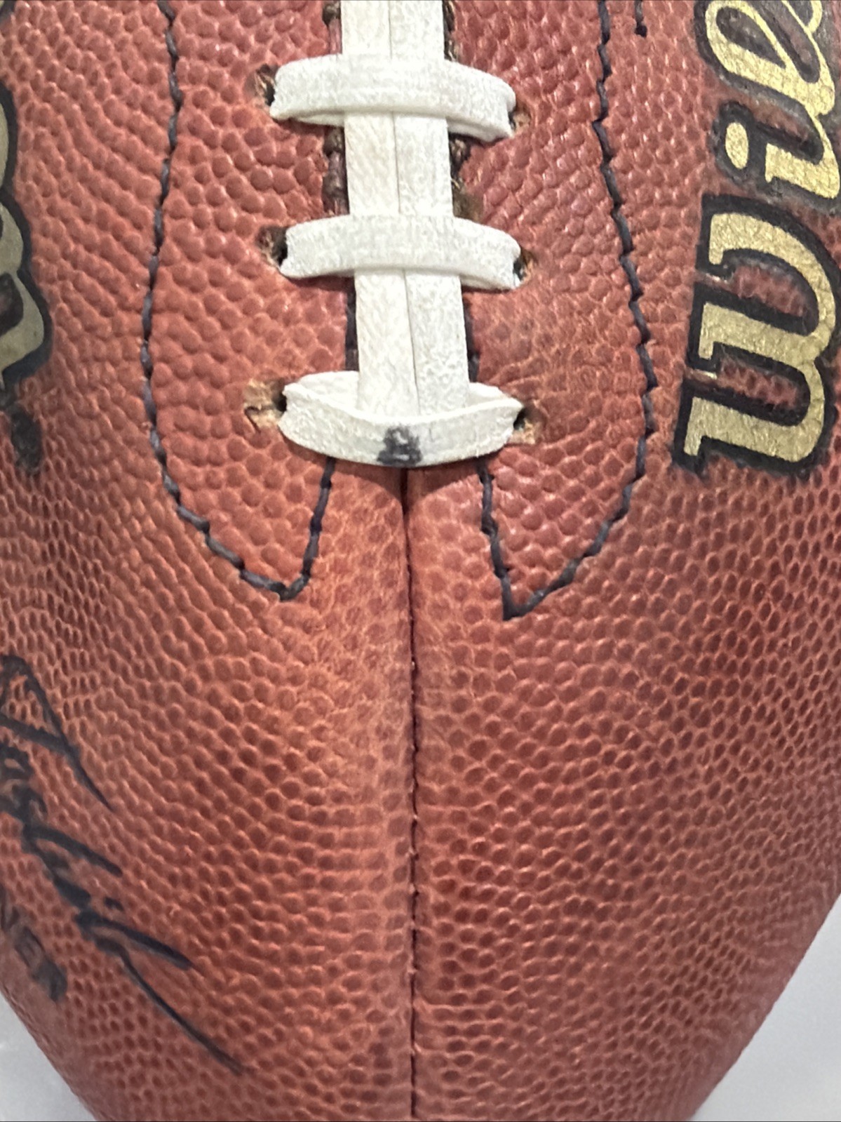 Mark Brunell GAME USED & Autographed NFL Football 1994 75th Anniv 1st Career TD