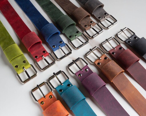 Genuine Leather Luggage Rack Straps Trunk rack straps for Classic Cars, Camel