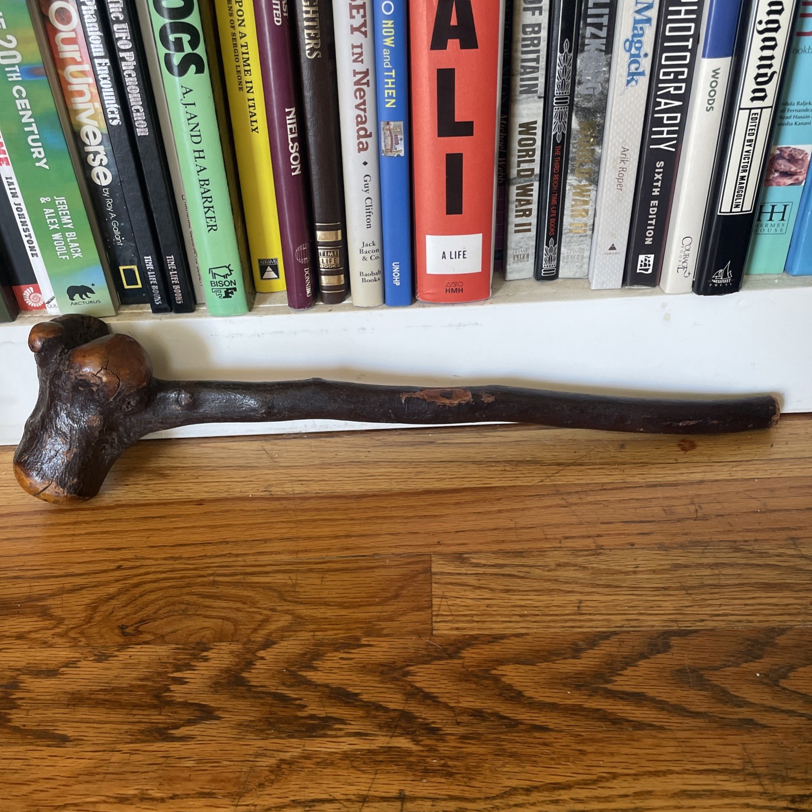 Native American Indian Burl Wood War Club Antique Rare 19” Artifact Weapon