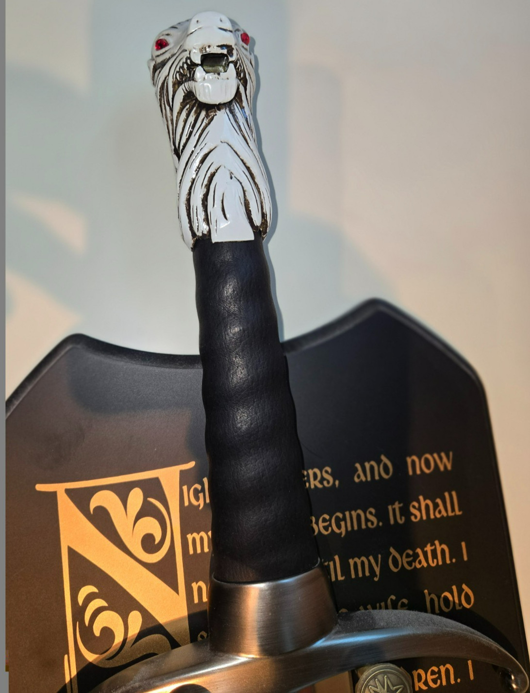 Game of Thrones JON SNOW Valyrian Steel LONGCLAW Sword Replica w/ Boxes