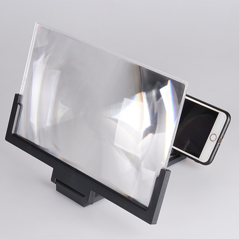 14" Smartphone Screen Magnifier 3D HD Mobile Phone Video Amplifier Stand Bracket
