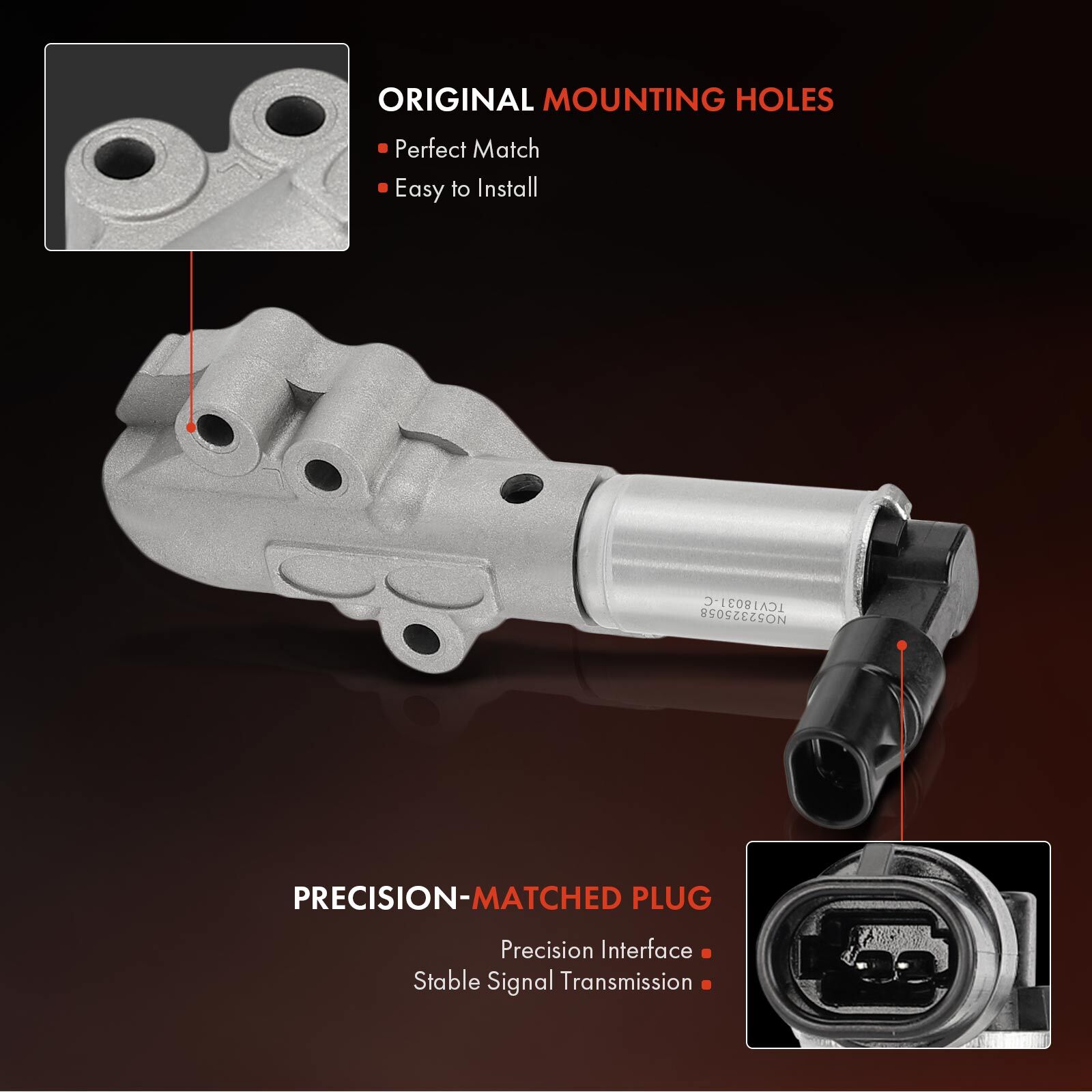 2x Exhaust/Intake Variable Valve Timing Solenoid for Hyundai Genesis Kia Sedona