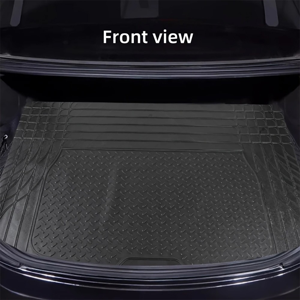 Heavy Duty Rubber Cargo Mat Liner All-Weather Trim-to-Fit Non-Slip Waterproof
