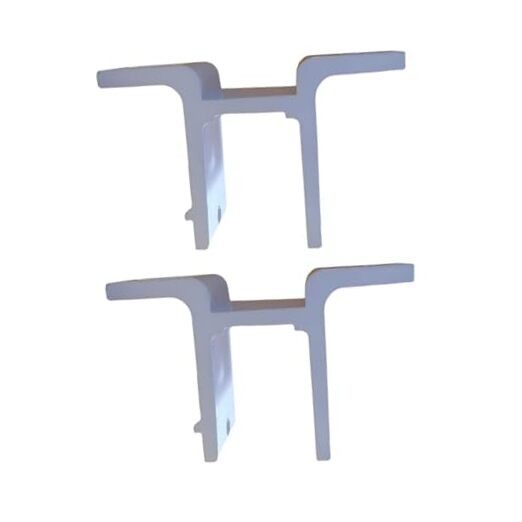 2X Retractable Awnings Wall Mounting Brackets Support Outside Replace White