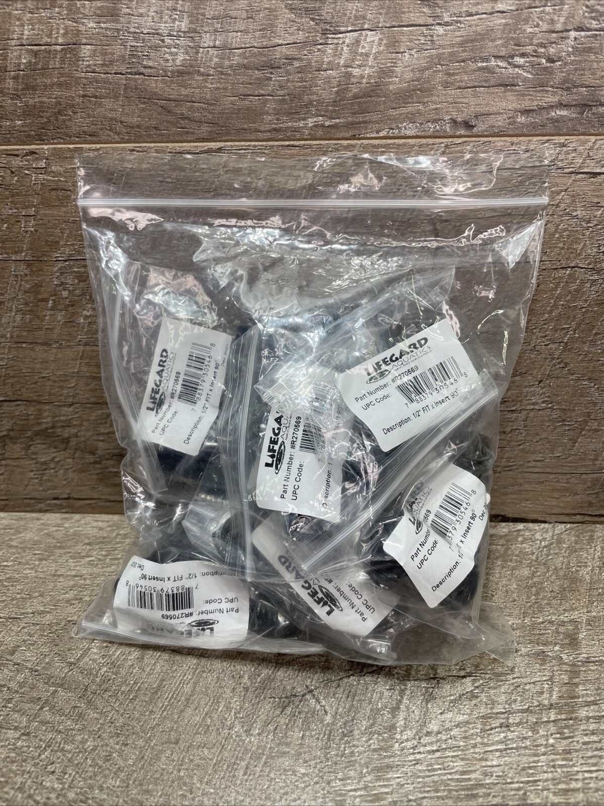 1/2" BARB x SPIG INSERT ADAPTER 90° ELBOW by LIFEGARD AQUATICS Lot of 10