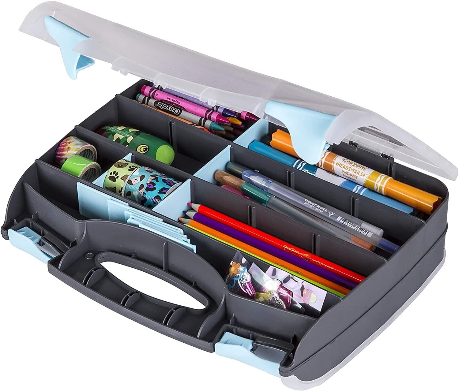 ArtBin 6877AG Double-Sided Quick View Carrying Case, Art & Craft Organizer