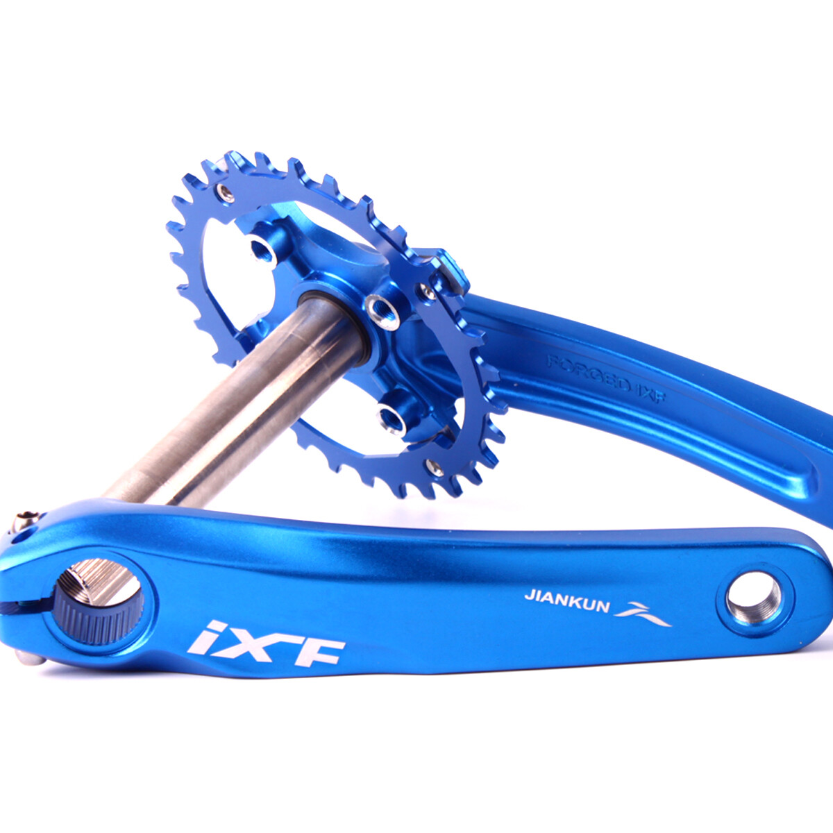 IXF 30T 104bcd CNC MTB Bike Crankset BB Narrow Wide Chainring 170mm Single Crank