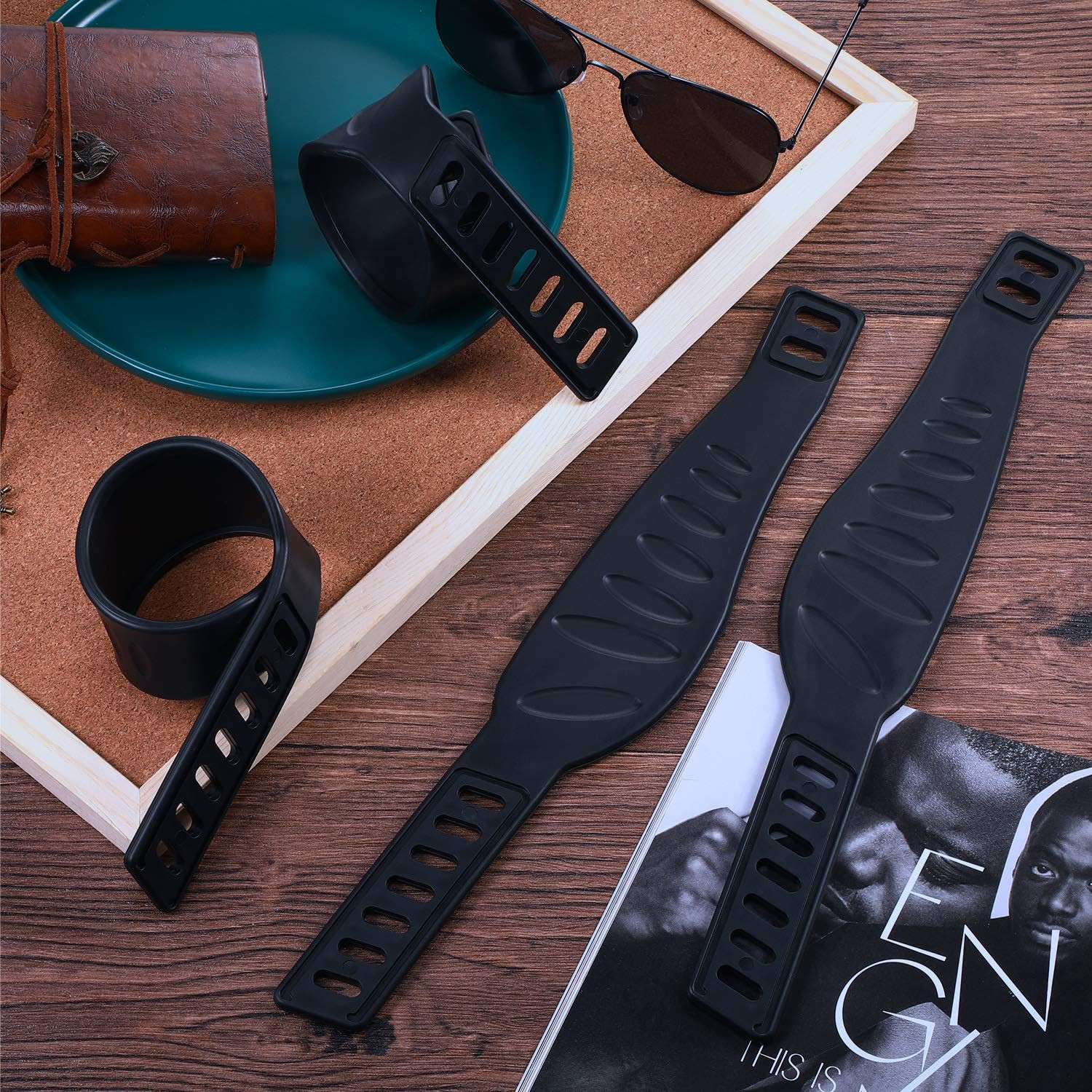 2 Pairs Exercise Bike Pedal Straps Universal Pedal Straps for Exercise Cycle Hom