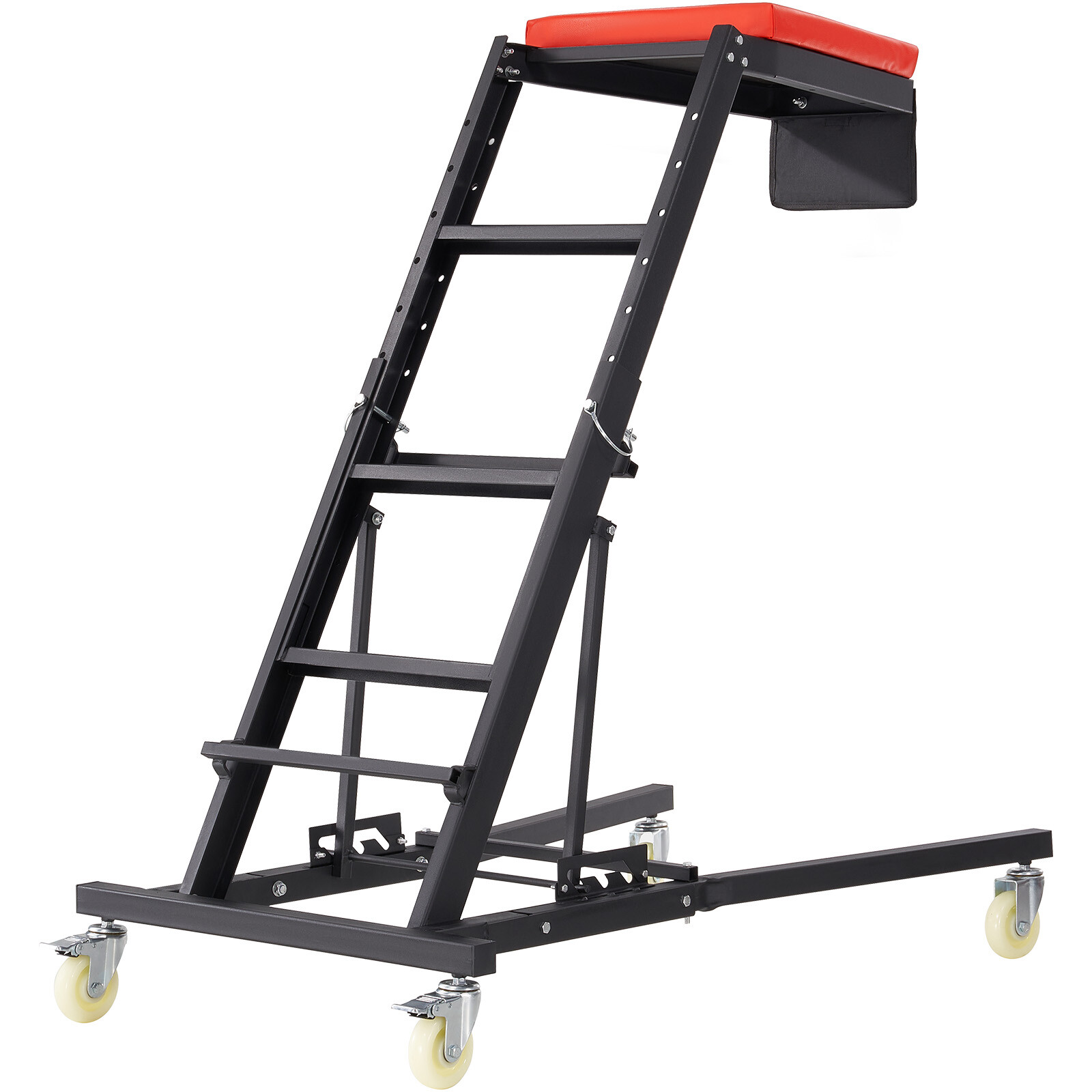 VEVOR Automotive Topside Creeper 400LBS Adjustable Height Movable with 4 Wheels