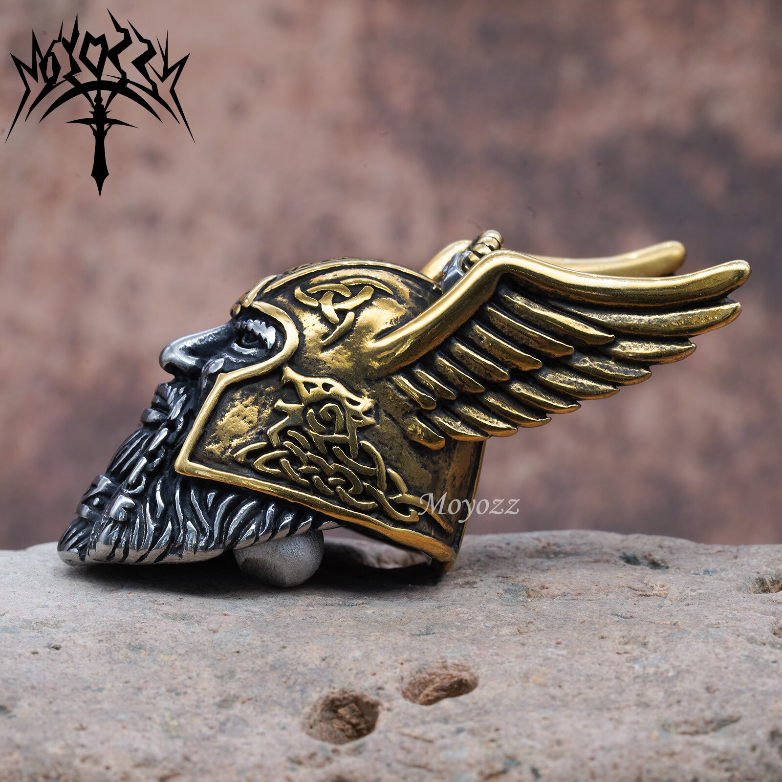 Odin Viking God Ride Guardian Bell Motorcycle Bells for Bikers Rider Bell Bikers