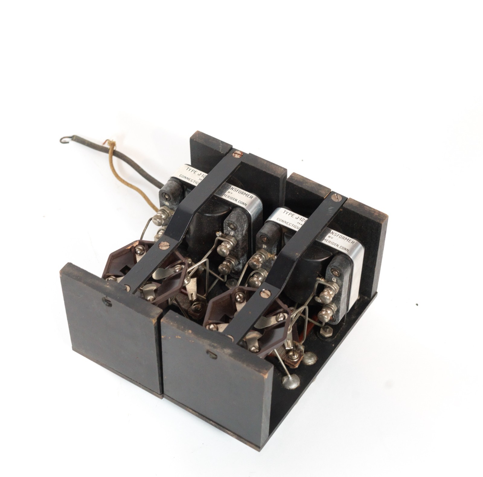 Near Mint 1923 Sodion DR-6 Radio w/Amps, Antenna, Rainbow Tubes & S-13 * Works