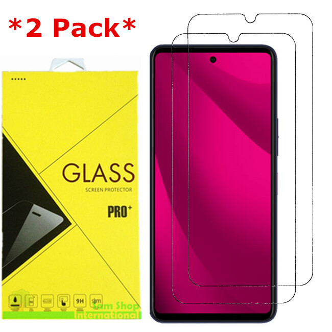 2-Pack Premium Tempered Glass Screen Protector For T-MOBILE REVVL 8/7 / 7 PRO 5G