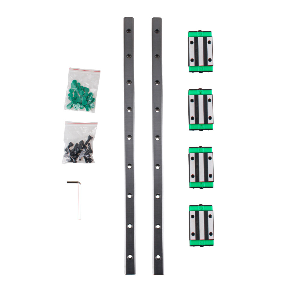 HGR15/HGR20/HGR25 Linear Guide Rail +SFU1605 Ballscrew with nut 200mm-2200mm Set