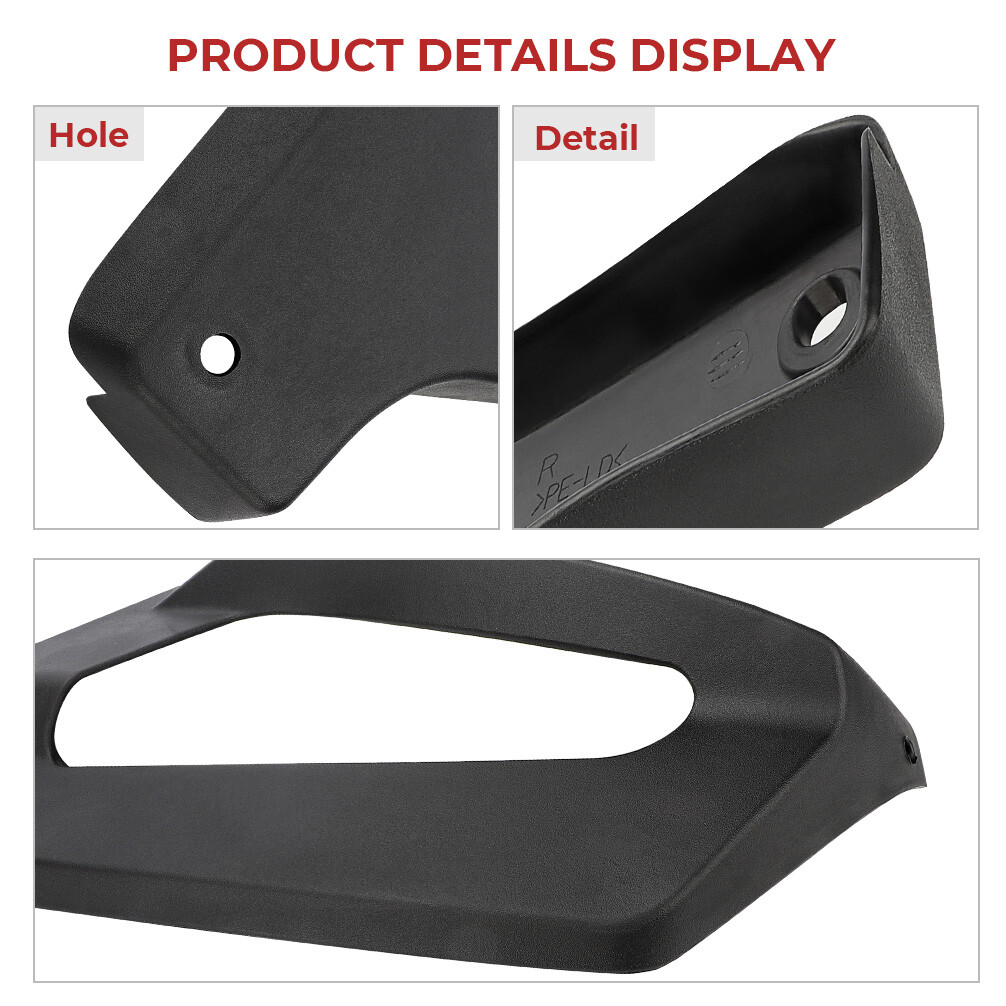 For Honda Rancher 350 400 Rear Splash Guard Kit Left & Right Mud Guard TRX350 40