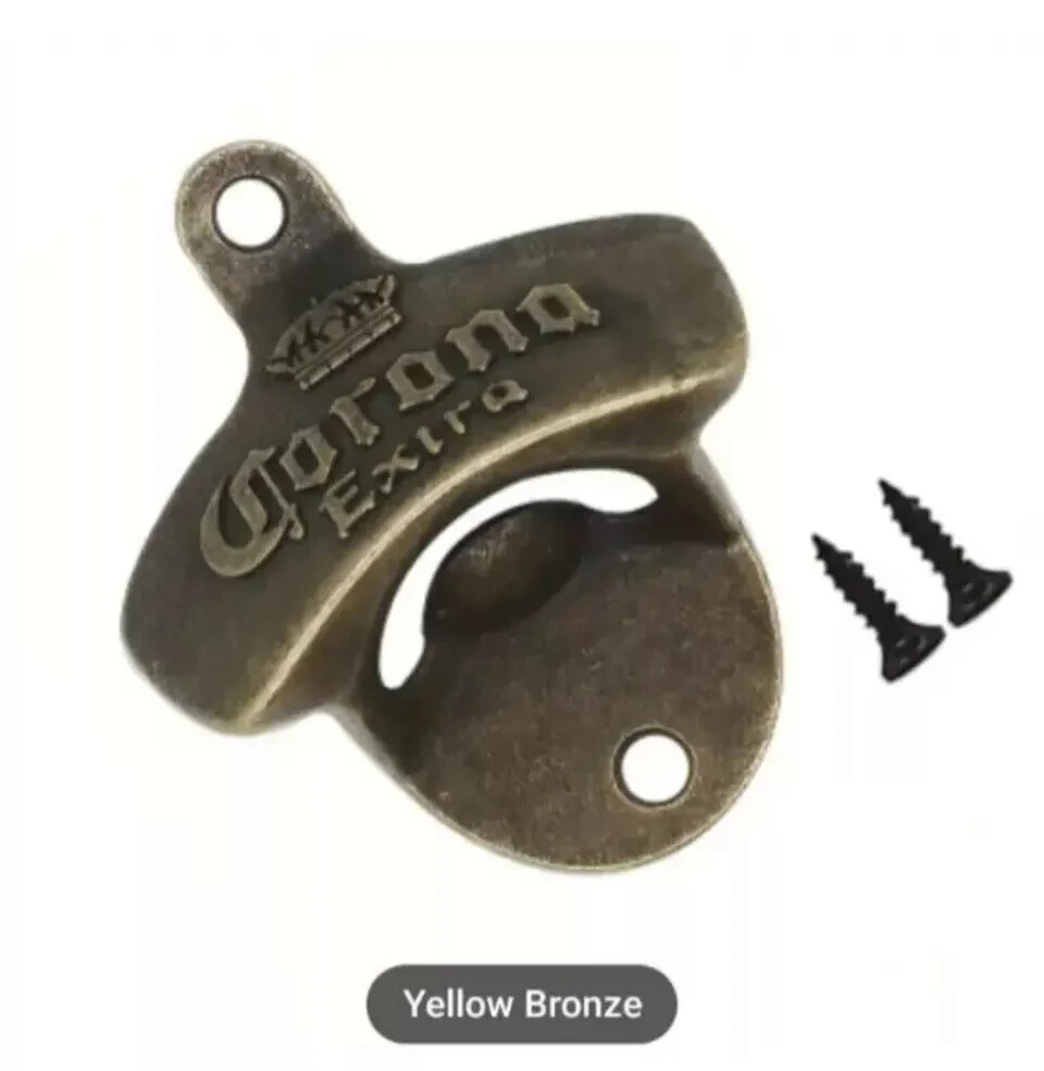 NEW CORONA EXTRA wall mounted bottle opener MAN CAVE, BAR, HOME (A65)