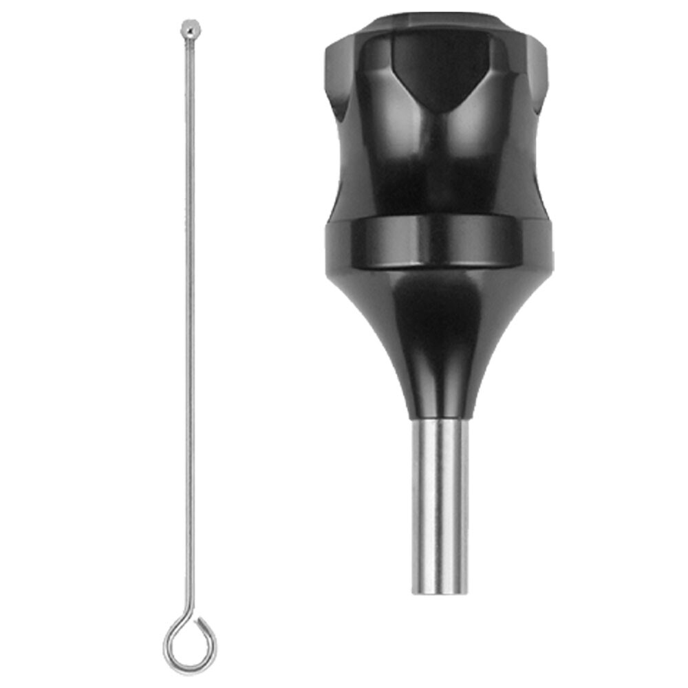 Professional Black Tattoo Zinc Alloy Cartridge Grip & 78mm Needle Plunger USA