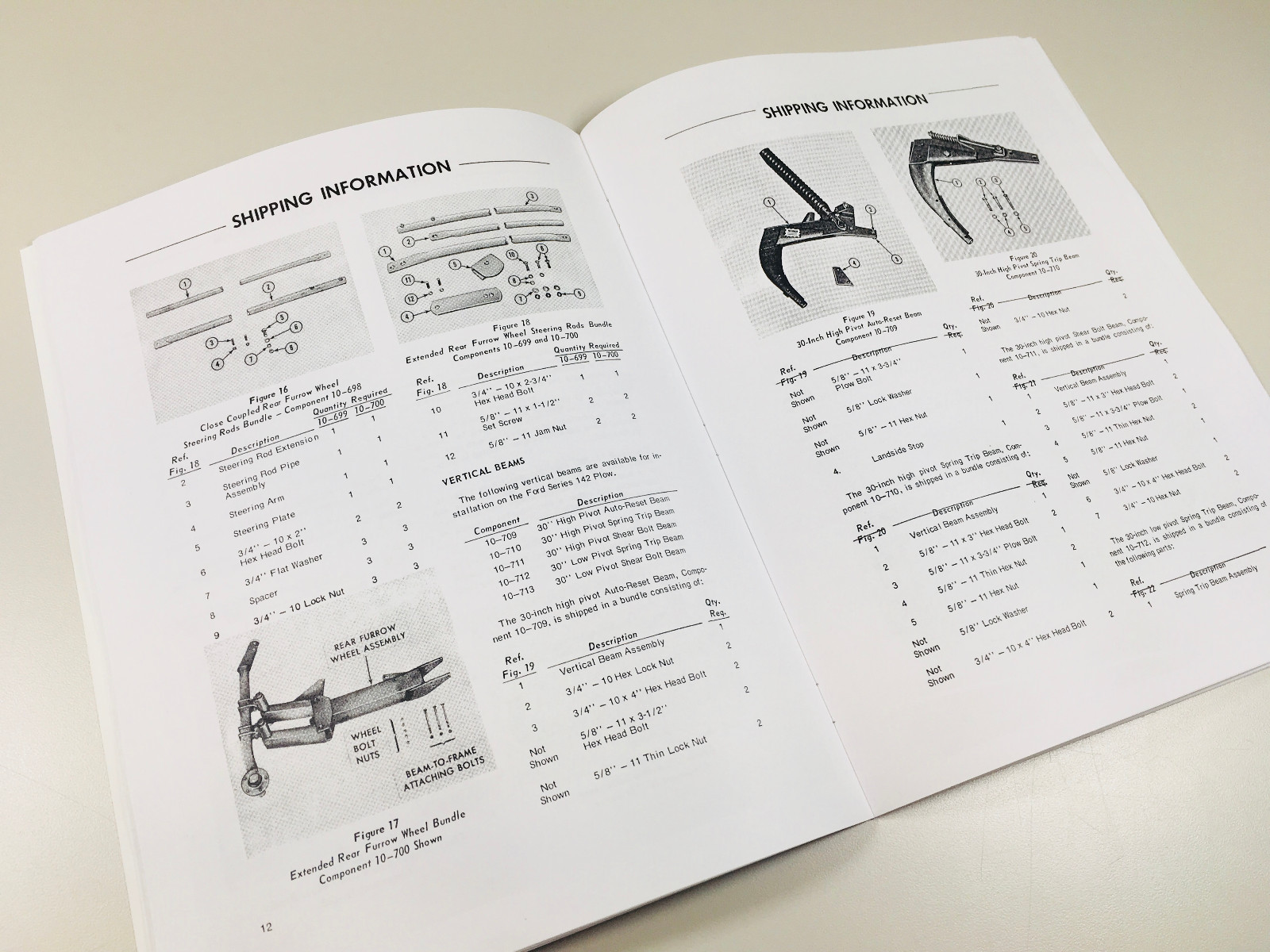 Ford Series 142 Plow Operators Owners Manual