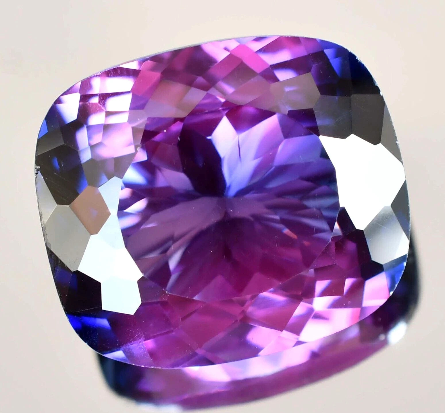 Natural Purple Blue Montana Sapphire 39.25 Ct Flawless Certified Loose Gemstone