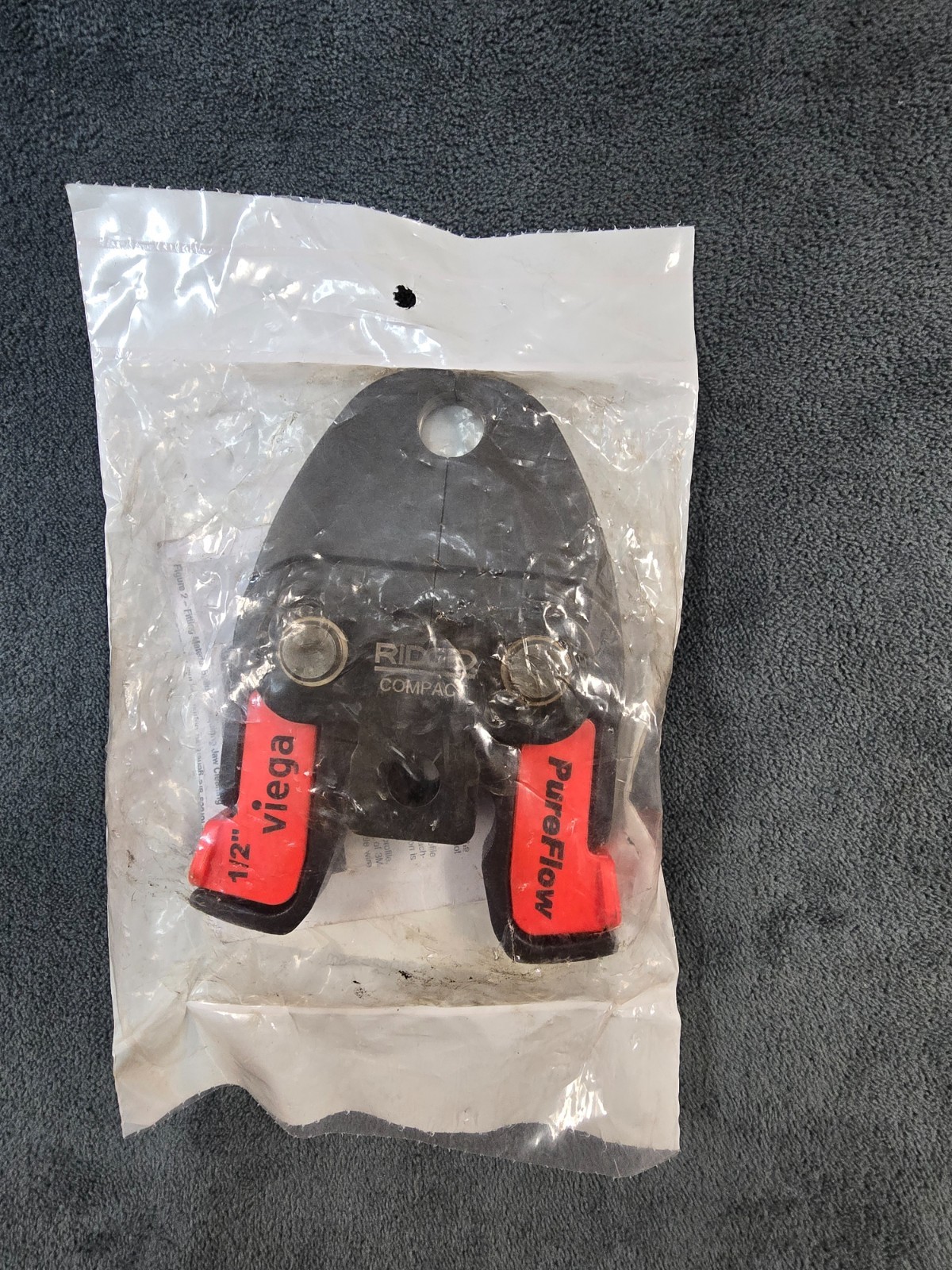 Ridgid PureFlow Compact 1/2 in. Press Tool Jaw for PEX Pressing 17008