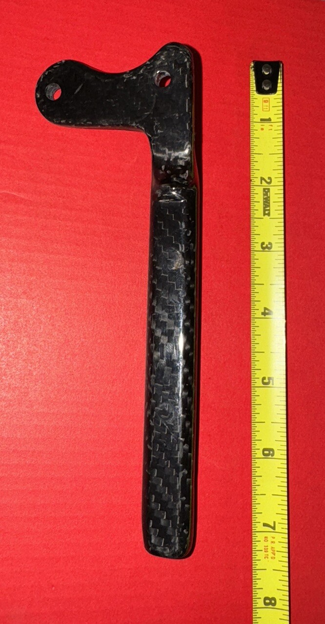 Jazzy carbon Joystick Mounting Bracket, Inline Tube carbon fiber MEC2200059