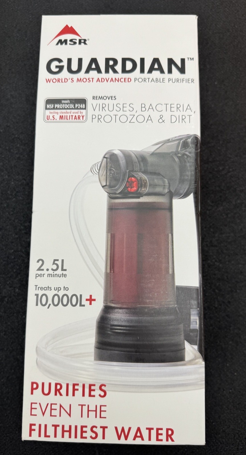 MSR (Cascade Designs) Guardian Purifier Pump 2.5L Per Min. **NEW**