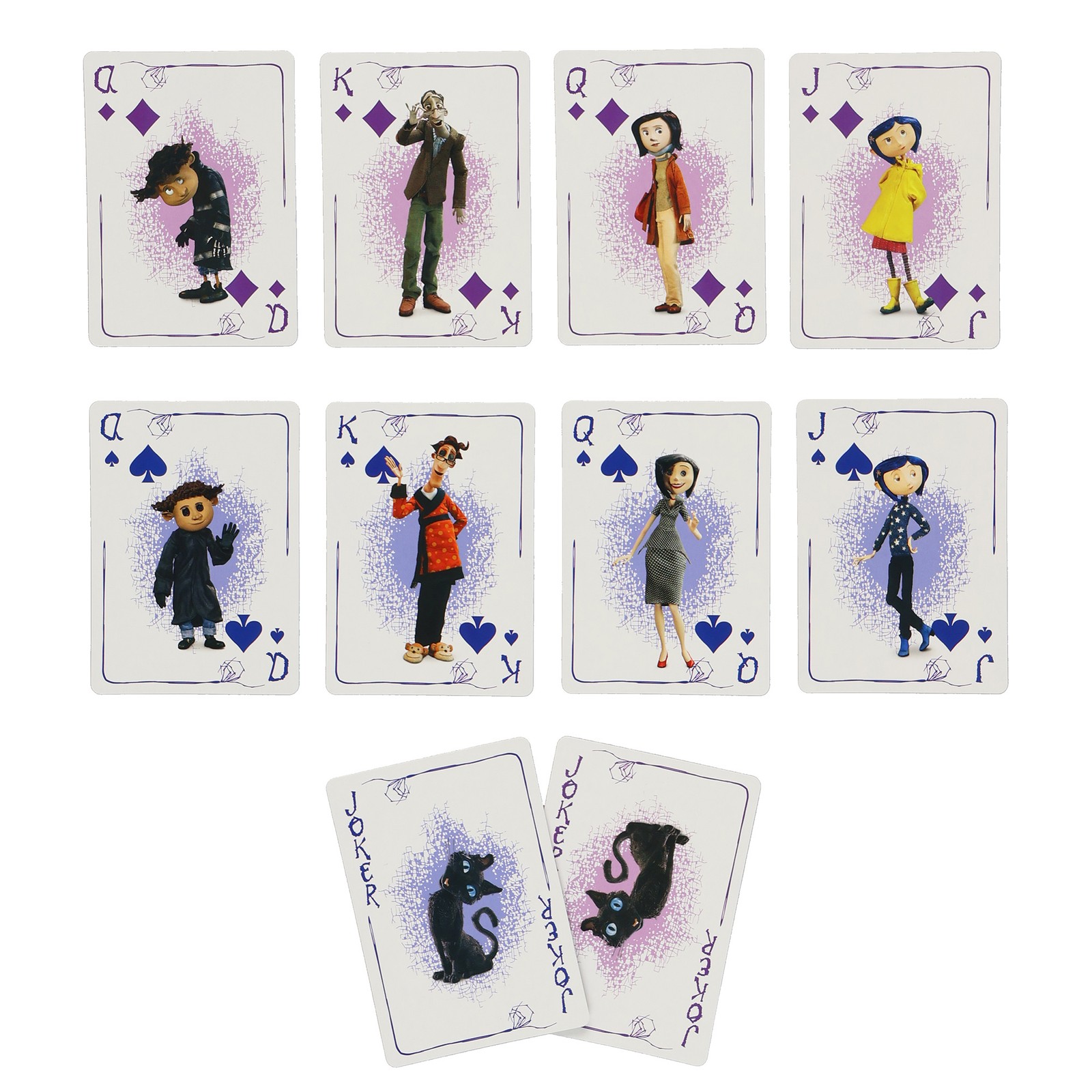 Coraline Movie Portal 52-Card Deck Playing Cards Single Character Artwork
