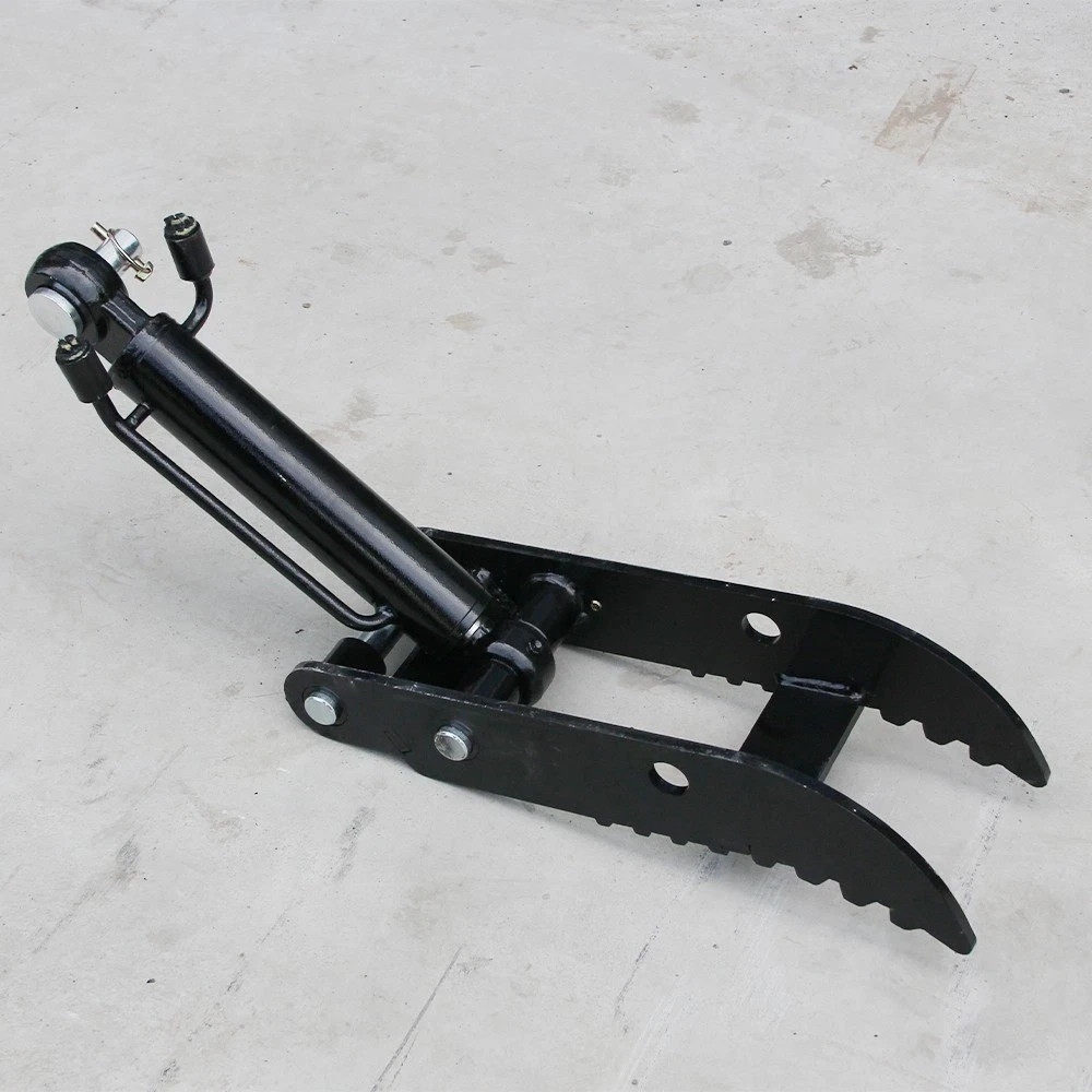 1-1.5Ton Mini Excavators Small Digger Attachment Kit Hydraulic Thumb Clip Clamp