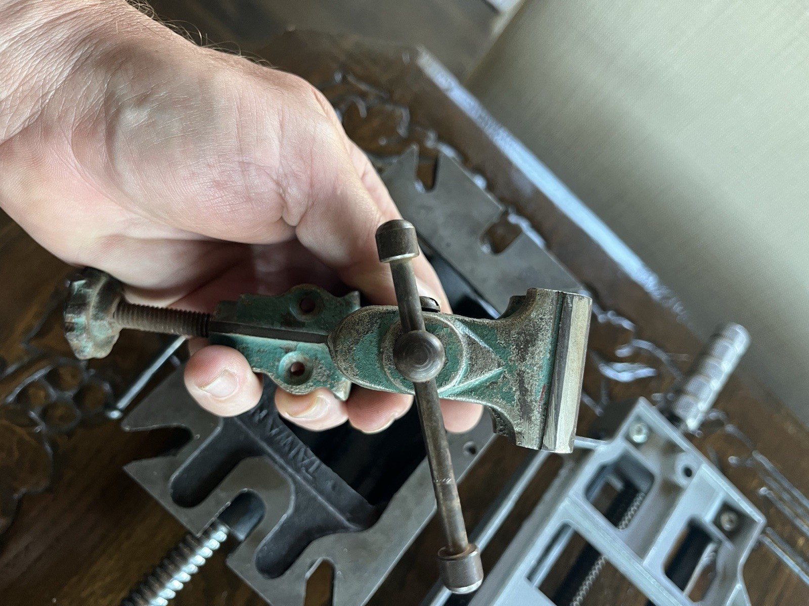 Machinist Vise Lot Tools Bits Yankee 992 USA Lathe