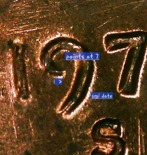 1970 S Lincoln Cent Mint Error FS-1401 MS 65 RED SMALL DATE..