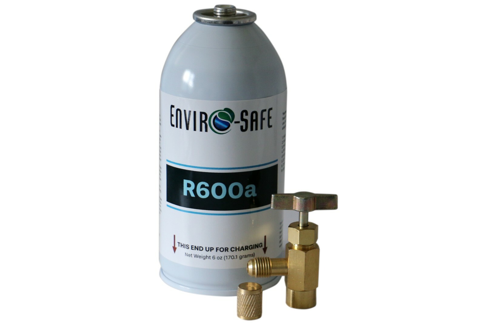 R-600a Modern Refrigerant, Convenient 6 oz 1 Can and Top Tap and Cap #8059