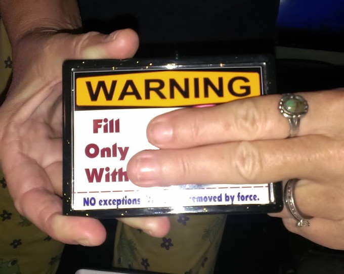 WARNING Mt. Dew Soda Pop Only! Magnet Sign funny for fridge, desk, anywhere