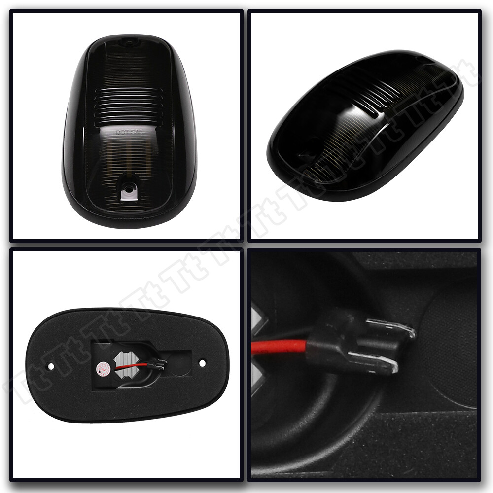 5x For Dodge RAM 1500 2500 3500 Smoked Rooftop Cab Running Marker Light LED